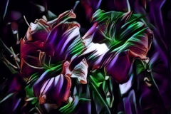 painting iris